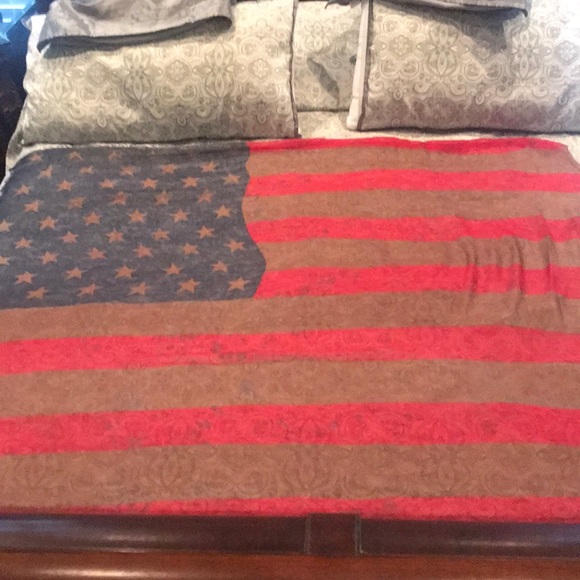 Free People Accessories - Free people oversized American flag scarf